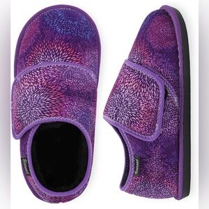 Womens Besroad  Purple house Slippers  Size:M